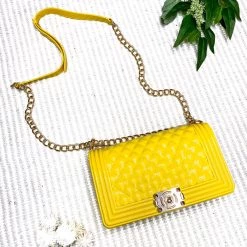 Iris & Rainbow Boutique #M474 Jelly Boy Bag (yellow)