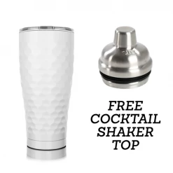 Iris & Rainbow Boutique #M540 Sic Cocktail Combo Tumbler (WHITE)