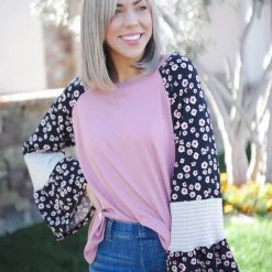 Boutique Simplified Cherished Jacquard Bell Sleeve New Arrivals