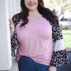 Boutique Simplified Cherished Jacquard Bell Sleeve New Arrivals