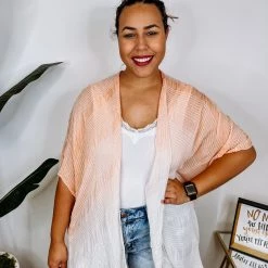 Iris & Rainbow Boutique #N323 Wispy Ombre Kimono