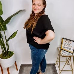 Iris & Rainbow Boutique #M692 Elegant Style Top