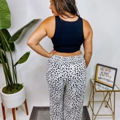 Iris & Rainbow Boutique New Arrivals #M779 Wearing Elegant Pants