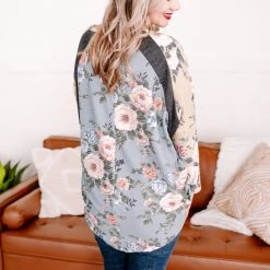 No Ship Drop Ship Fancy Like That Spring Floral Tunic