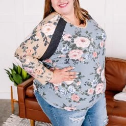 No Ship Drop Ship Fancy Like That Spring Floral Tunic