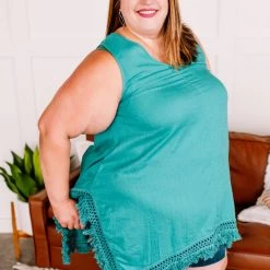 No Ship Drop Ship Looks Good On You Crochet Dress In Jade