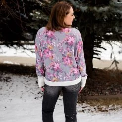 No Ship Drop Ship Romance Blossoms Dolman Top New Arrivals