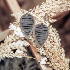 No Ship Drop Ship Get Close To Me Leather Earrings New Arrivals