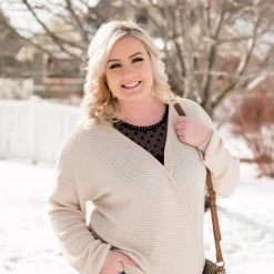 No Ship Drop Ship Dream Weaver Coconut Crossover Top