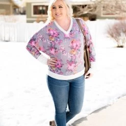 No Ship Drop Ship Romance Blossoms Dolman Top New Arrivals