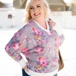 No Ship Drop Ship Romance Blossoms Dolman Top New Arrivals