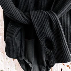 No Ship Drop Ship Rock Your Bodysuit In Black Ribbed Knit New Arrivals