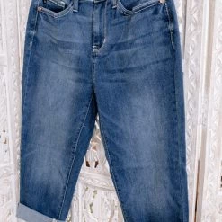 Iris & Rainbow Boutique #L974 It's High Time Capri Judy Blue Jeans New Arrivals