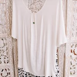 No Ship Drop Ship Taking It Back Lace Top In White New Arrivals