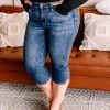 Iris & Rainbow Boutique #L974 It's High Time Capri Judy Blue Jeans New Arrivals