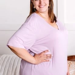 No Ship Drop Ship One For The Tee In Lavender