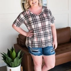 No Ship Drop Ship Don't Make Me Plaid Top New Arrivals