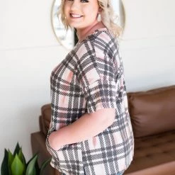 No Ship Drop Ship Don't Make Me Plaid Top New Arrivals