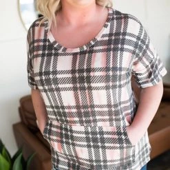 No Ship Drop Ship Don't Make Me Plaid Top New Arrivals