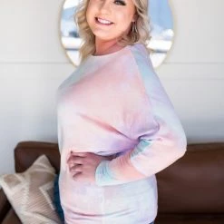 No Ship Drop Ship New Arrivals Northern Lights Dolman Sleeve Top