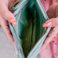 No Ship Drop Ship New Arrivals See You Soon Clutch In Sea Glass By Joy Susan