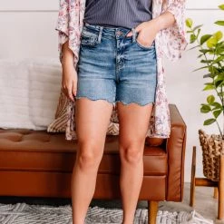 No Ship Drop Ship Tie One On Me Bandana Shorts By Judy Blue New Arrivals