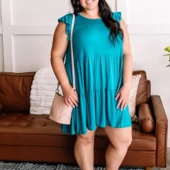 No Ship Drop Ship Flutter Me This Babydoll Dress In Calypso 10 No Ship Drop Ship Flutter Me This Babydoll Dress In Calypso