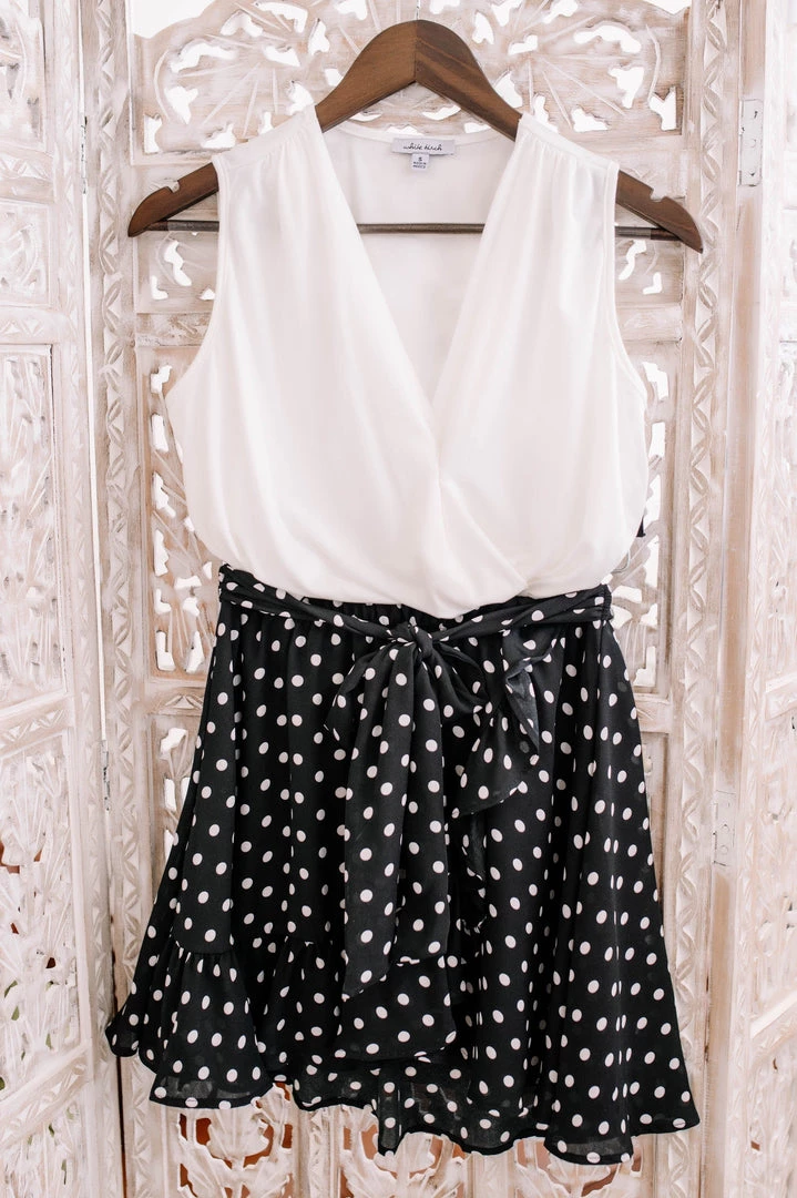 No Ship Drop Ship Chasing Skirts In Black Polkadots 19 No Ship Drop Ship Chasing Skirts In Black Polkadots