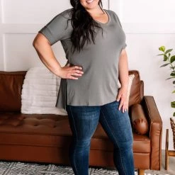 No Ship Drop Ship In My Comfort Zone Oversized Top In Cascade Green New Arrivals