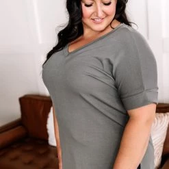 No Ship Drop Ship In My Comfort Zone Oversized Top In Cascade Green New Arrivals