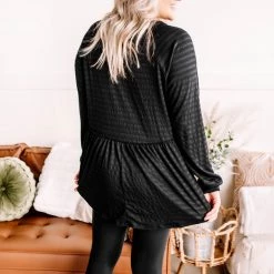 No Ship Drop Ship New Arrivals Instant Classic Long Sleeve Knit Top