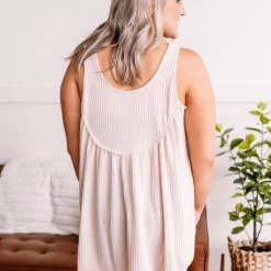 No Ship Drop Ship New Arrivals Happy Together Babydoll Tank In Hazel