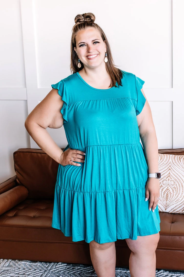 No Ship Drop Ship Flutter Me This Babydoll Dress In Calypso 5 No Ship Drop Ship Flutter Me This Babydoll Dress In Calypso