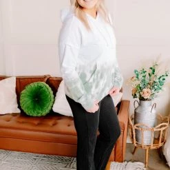 No Ship Drop Ship New Arrivals A Walk In The Woods Hoodie In Forest Tie Dye