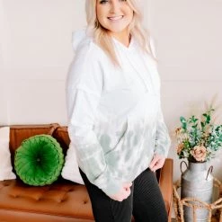 No Ship Drop Ship New Arrivals A Walk In The Woods Hoodie In Forest Tie Dye