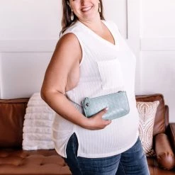 No Ship Drop Ship New Arrivals See You Soon Clutch In Sea Glass By Joy Susan