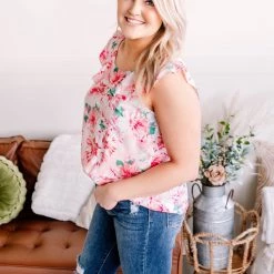 No Ship Drop Ship Paradise Found Sleeveless Top New Arrivals