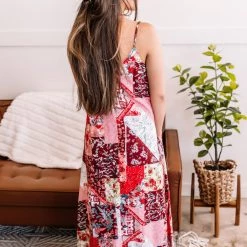 No Ship Drop Ship New Arrivals In A Fix Patchwork Maxi Dress