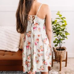 No Ship Drop Ship Pretty Little Thing Midi Dress In Sage Florals New Arrivals