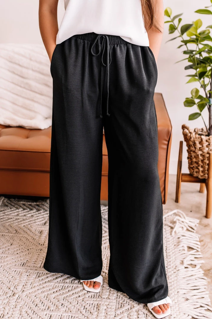No Ship Drop Ship Hello, Lover Pleated Wide Leg Pants In Black New Arrivals 12 No Ship Drop Ship Hello, Lover Pleated Wide Leg Pants In Black New Arrivals