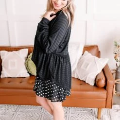 No Ship Drop Ship Chasing Skirts In Black Polkadots 34 No Ship Drop Ship Chasing Skirts In Black Polkadots