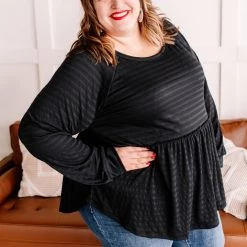 No Ship Drop Ship New Arrivals Instant Classic Long Sleeve Knit Top