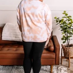 No Ship Drop Ship New Arrivals We've Got Sunshine Pullover In Peach