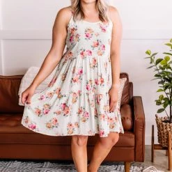 No Ship Drop Ship Pretty Little Thing Midi Dress In Sage Florals New Arrivals