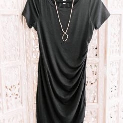 No Ship Drop Ship New Arrivals Sparks Fly Dress In True Black