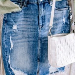 No Ship Drop Ship New Arrivals Skirt The Issues Denim Skirt