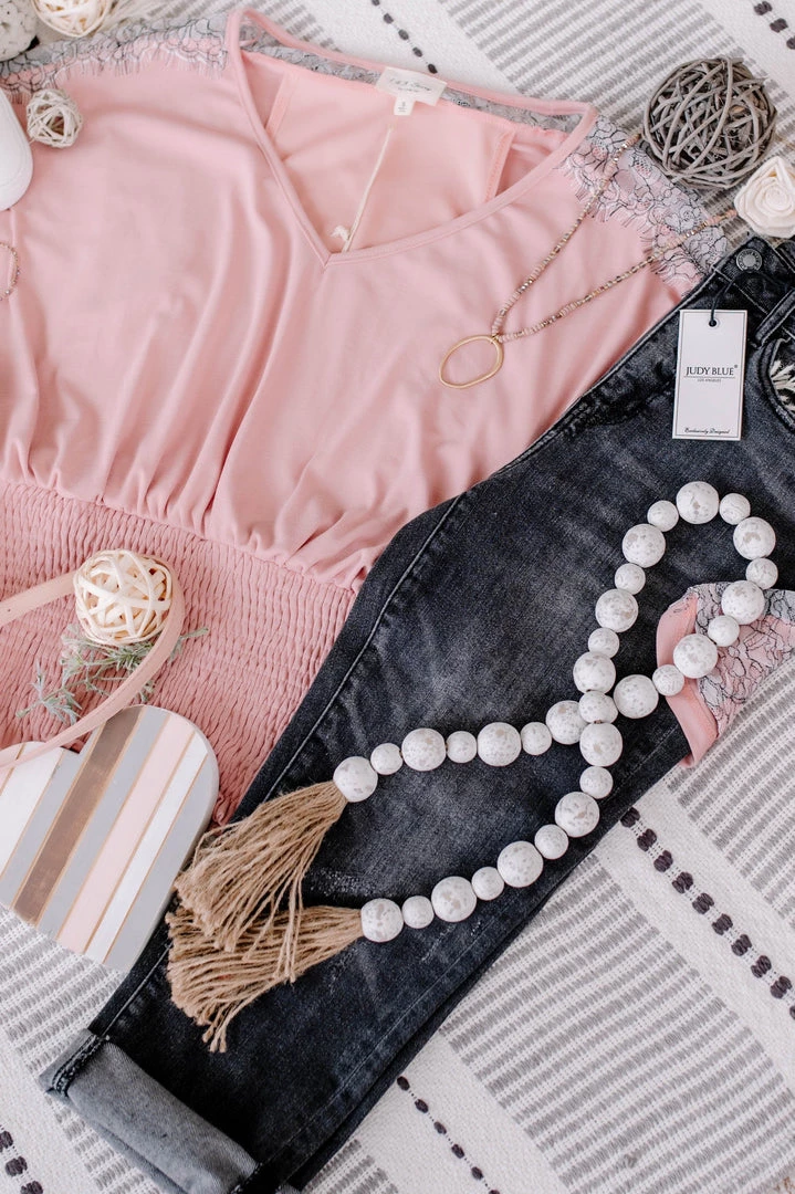 No Ship Drop Ship New Arrivals The Final Touch Pink Lace Dolman Top 12 No Ship Drop Ship New Arrivals The Final Touch Pink Lace Dolman Top