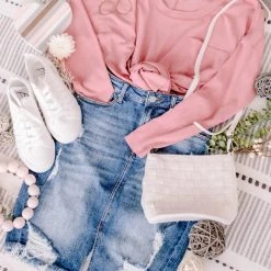 No Ship Drop Ship Thank You Berry Much Long Sleeve Top