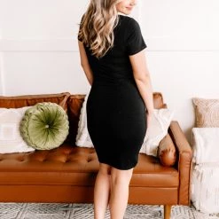 No Ship Drop Ship New Arrivals Sparks Fly Dress In True Black