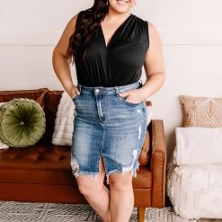 No Ship Drop Ship New Arrivals Skirt The Issues Denim Skirt